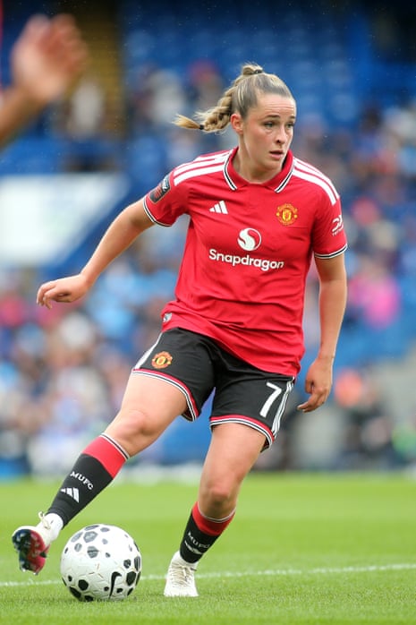 Ella Toone during Manchester United’s 1-0 defeat to Chelsea on Saturday.