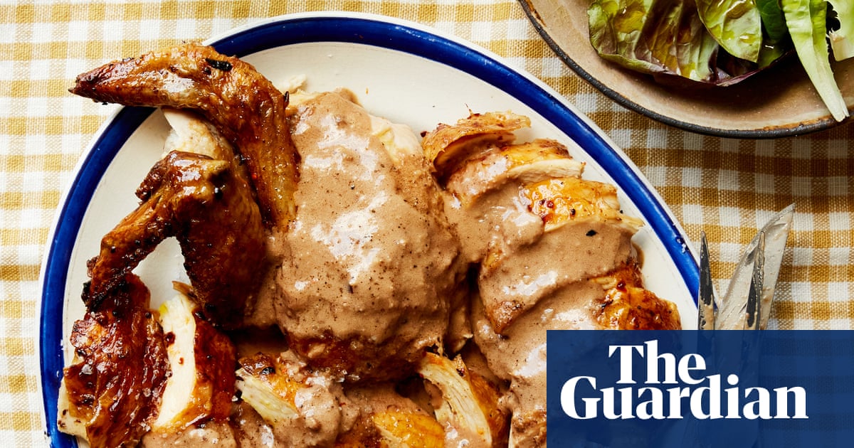 Roast chicken and citrus salad: Caroline Eden's walnut recipes