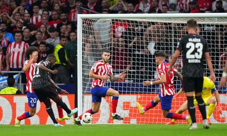 Callum Hudson-Odoi fires home to put Bayer Leverkusen ahead.