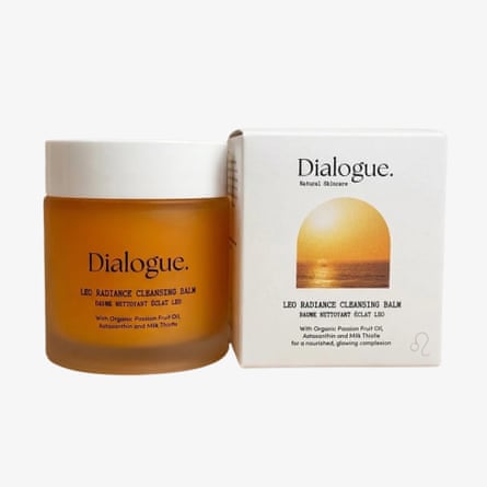 Dialogue Leo Radiance cleansing balm and mask.