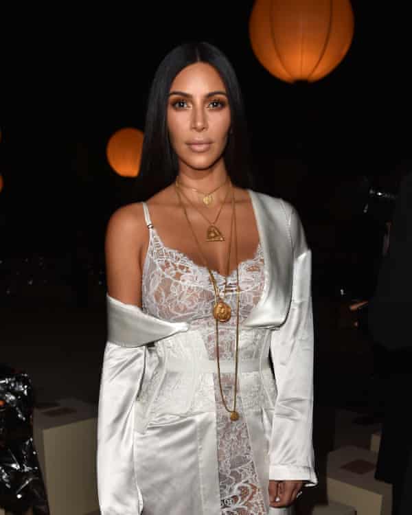 Kim Kardashian West pictured at the Givenchy show hours before her ordeal.