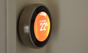 You can use Alexa to control the Nest smart thermostat.