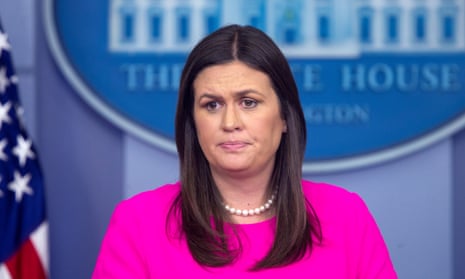 Sarah Sanders said: ‘The president will travel to Paris in November as previously announced. We are still finalizing whether Ireland will be a stop on that trip.’