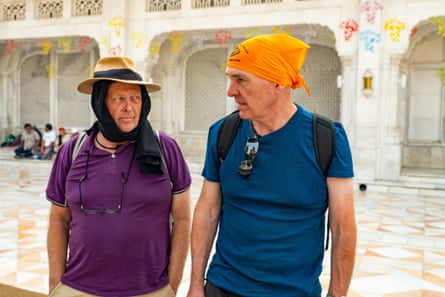 Brothers Melvyn and Brian in Race Across the World