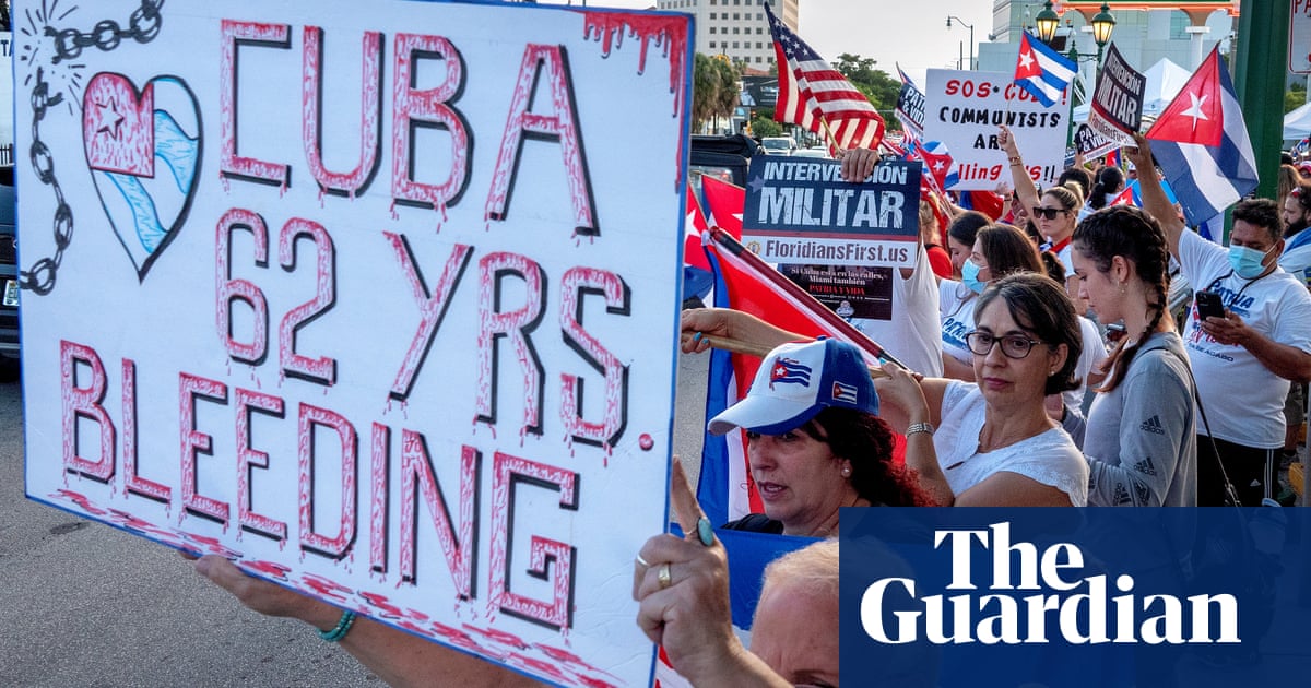 US sanctions Cuban security chief and special forces over crackdown on protests