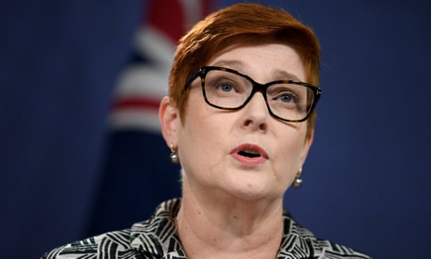 Foreign minister Marise Payne