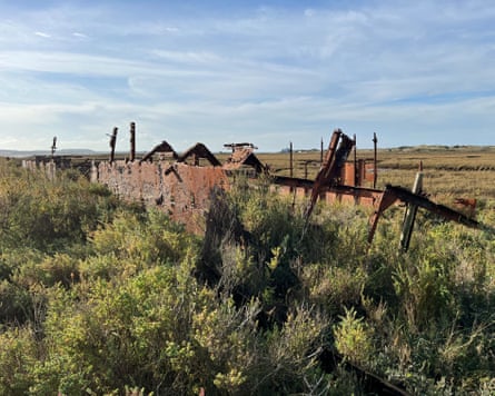 The old Yankee steamer, abandoned on Blakeney Point, Norfolk.