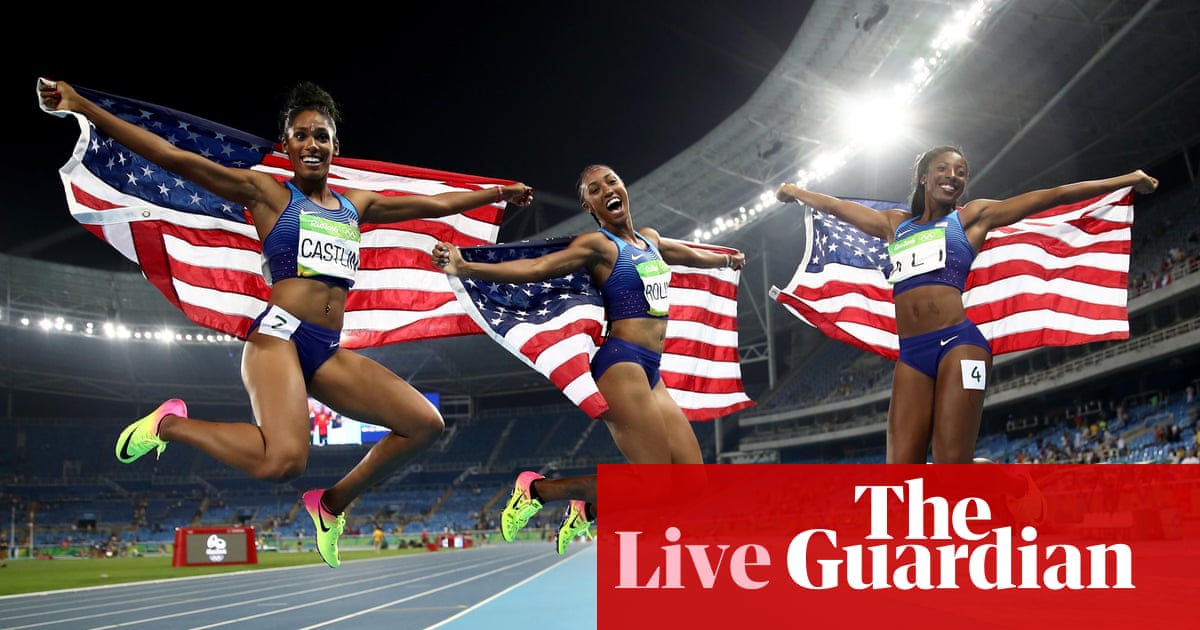 Rio 2016 Olympics Usa Sweeps 100m Hurdles As Elaine Thompson