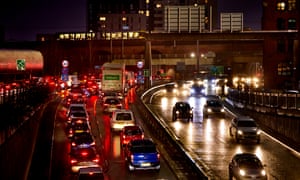 Rush-hour traffic in Manchester