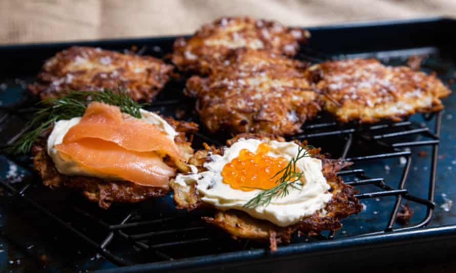 Latkes are Hanukkah comfort food.