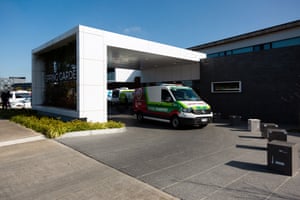 A view of the main entrance of Epping Gardens Aged Care Facility.