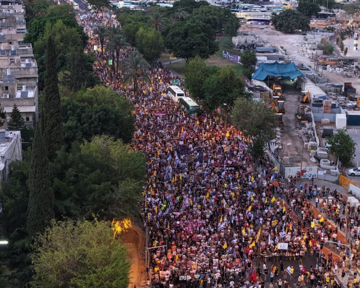 Israeli protesters stage ‘day of disruption’ calling for end to war in Gaza