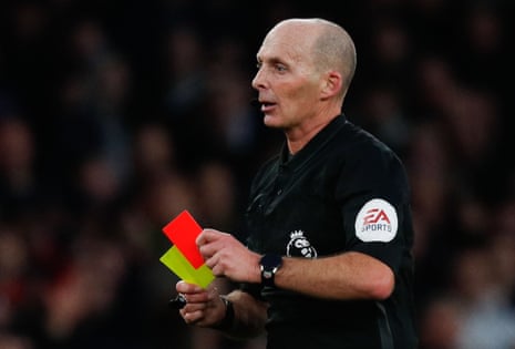 Mike Dean during his Premier League refereeing days.