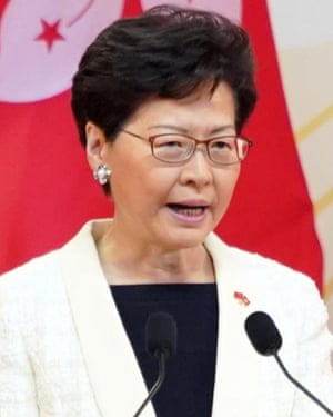 Hong Kong Chief Executive Carrie Lam