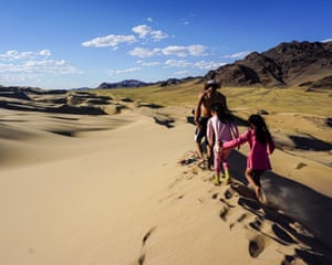 Uliastai, Mongolia ‘Walking the sand dunes.’