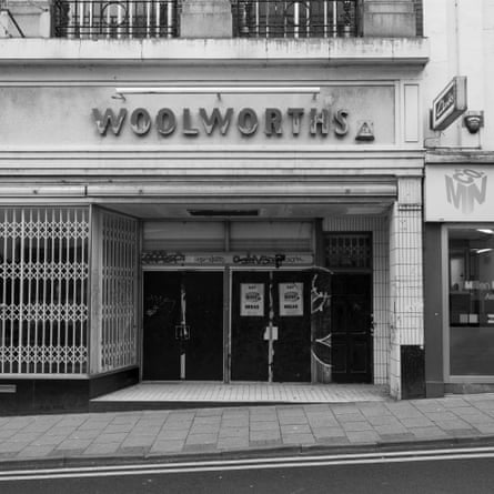 A closed Woolworths shop