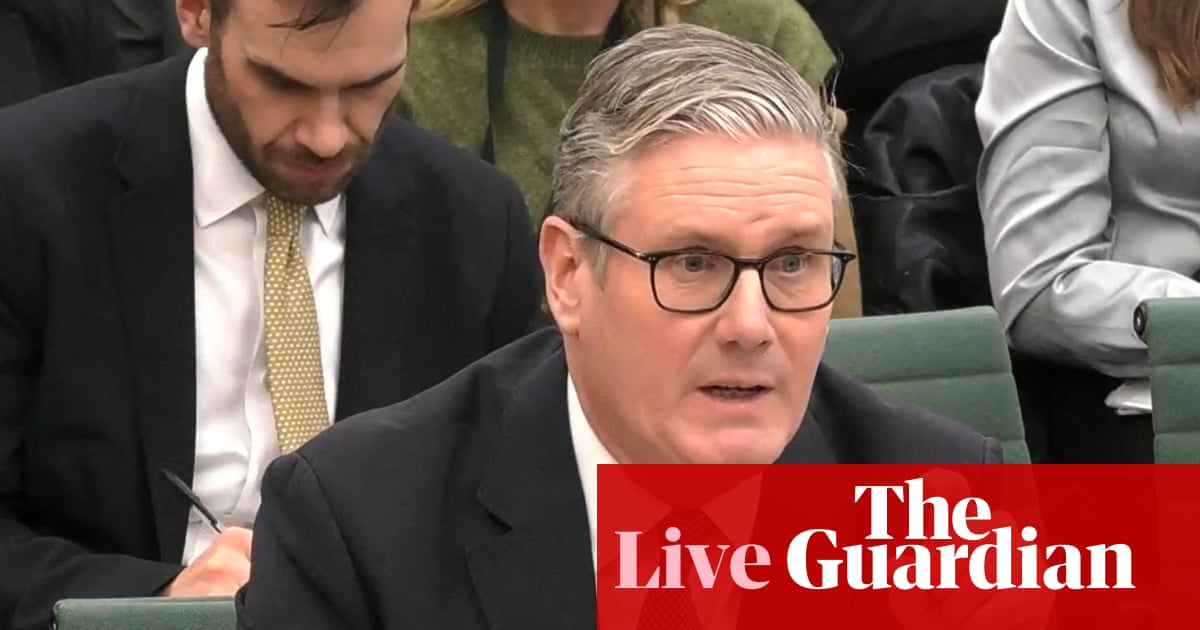 Keir Starmer faces questions from Commons liaison committee on his record as prime minister – UK politics live