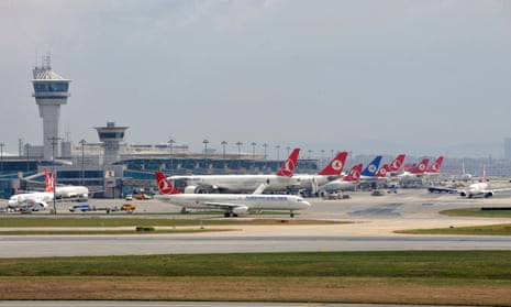Atatürk airport in Istanbul.