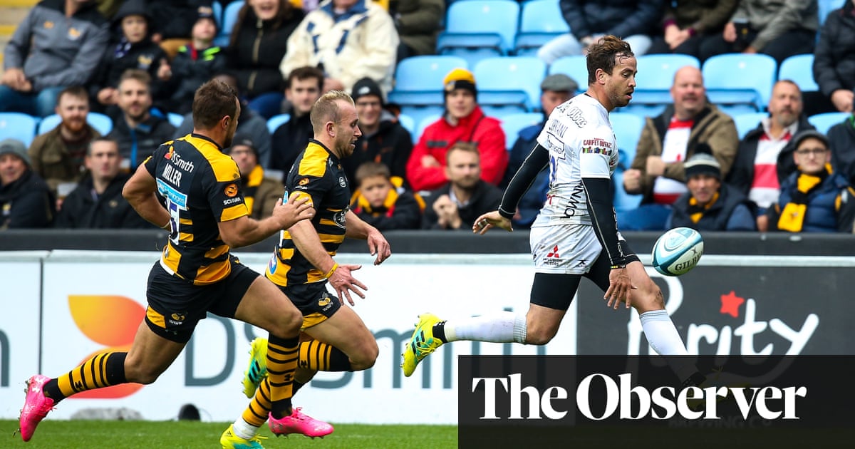 gloucester s danny cipriani returns to haunt wasps and sets up spectacular try premiership the guardian