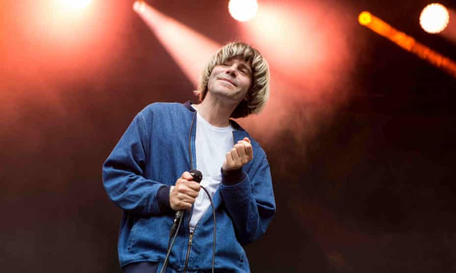 Tim Burgess onstage with the Charlatans in Oslo, 2019.