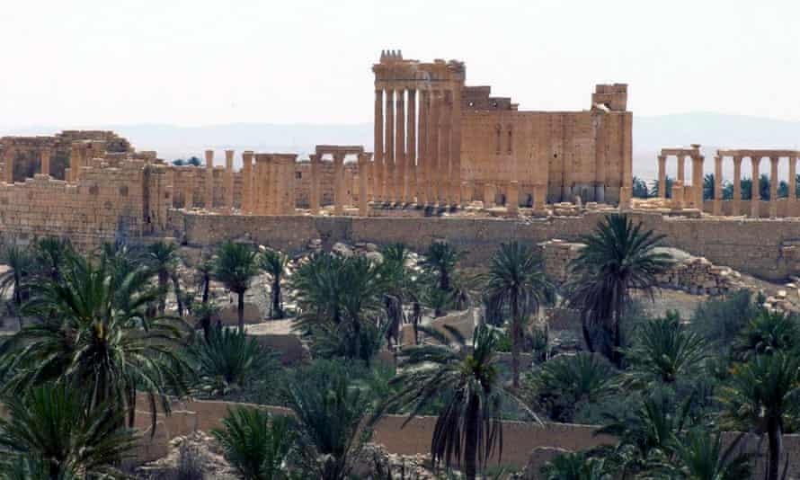 General view of the ancient Roman city of Palmyra