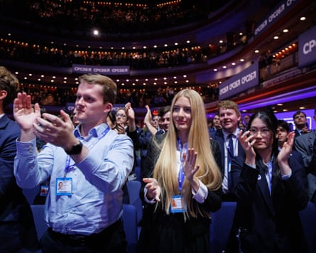 Delegates applaud Kemi Badenoch's speech