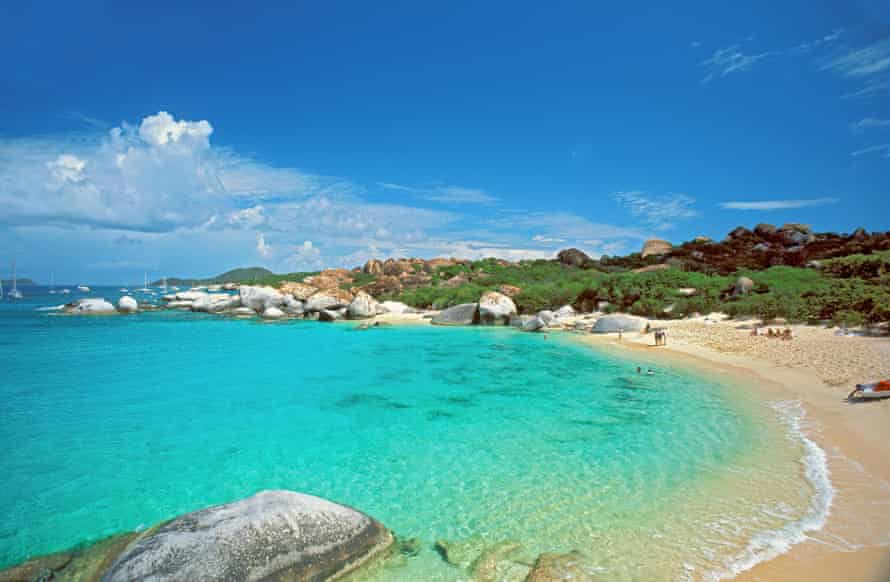 Beach in the British Virgin Islands