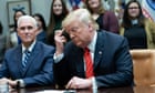 Cracks appear in Republican effort to shield Trump as scandals mount - live