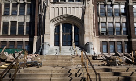 Camden High School in New Jersey is being demolished for a public school. Of the 140 worst schools identified for air pollution, 11 are in south Camden.