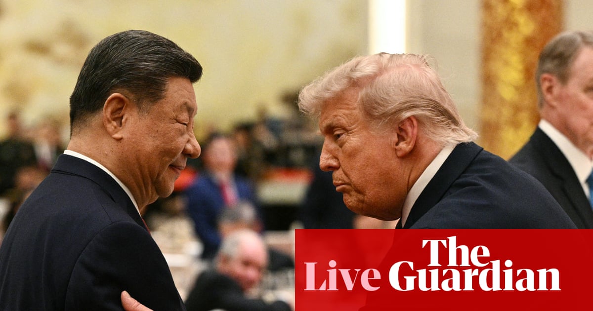 Trump China visit live: ‘US and China should be partners, not rivals’, Xi says after earlier warning on Taiwan