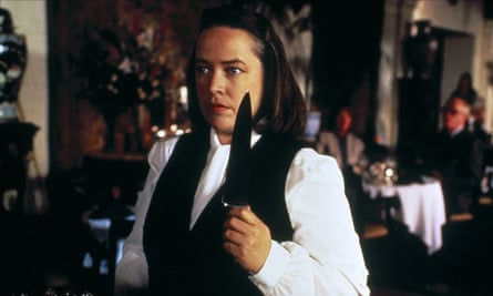 Kathy Bates as Annie Wilkes in the 1990 film adaptation Misery.