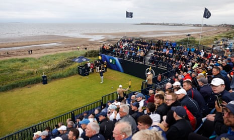Scotland's Jack McDonald hits a tee shot