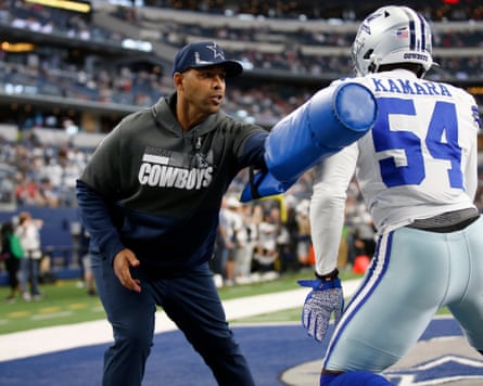 Durde during his time at Dallas Cowboys in 2021.