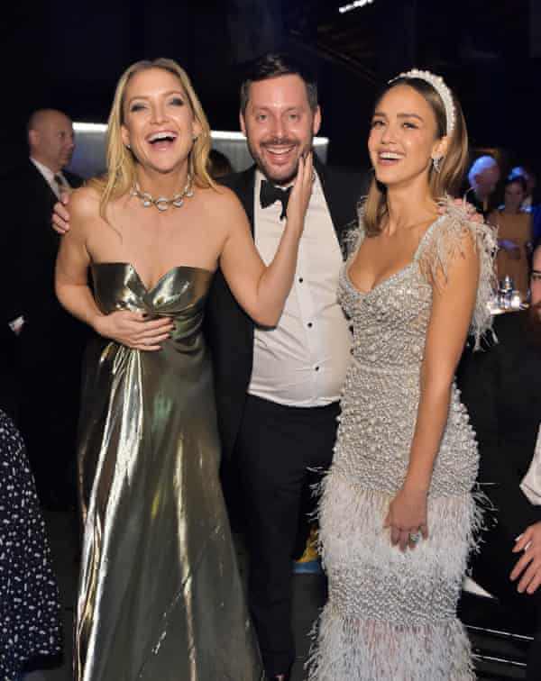 Kate Hudson, Michael Kives, and Jessica Alba.