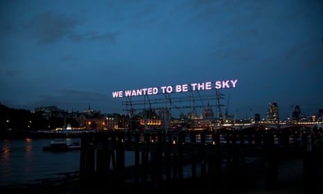 How do you judge quality? … Tim Etchells’ installation We Wanted to be the Sky.