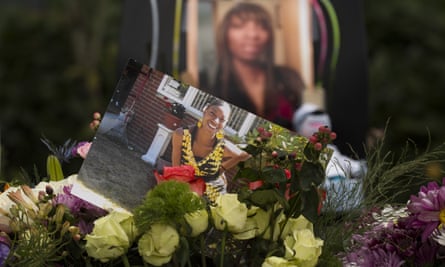 A memorial in Seattle for Charleena Lyles.