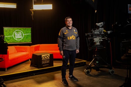 Nigel Clough pictured at the University of Derby.