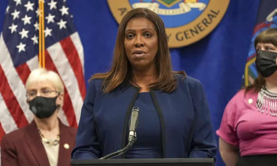 Attorney General Letitia James in announcing a fund to support abortion rights for low-income New Yorkers and people from states that ban abortion.
