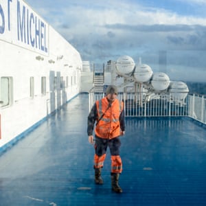 On the ferry from Ouistreham to Portsmouth.