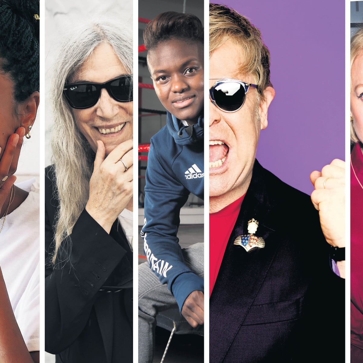What George Clooney Lupita Nyong O Elton John And Eddie The