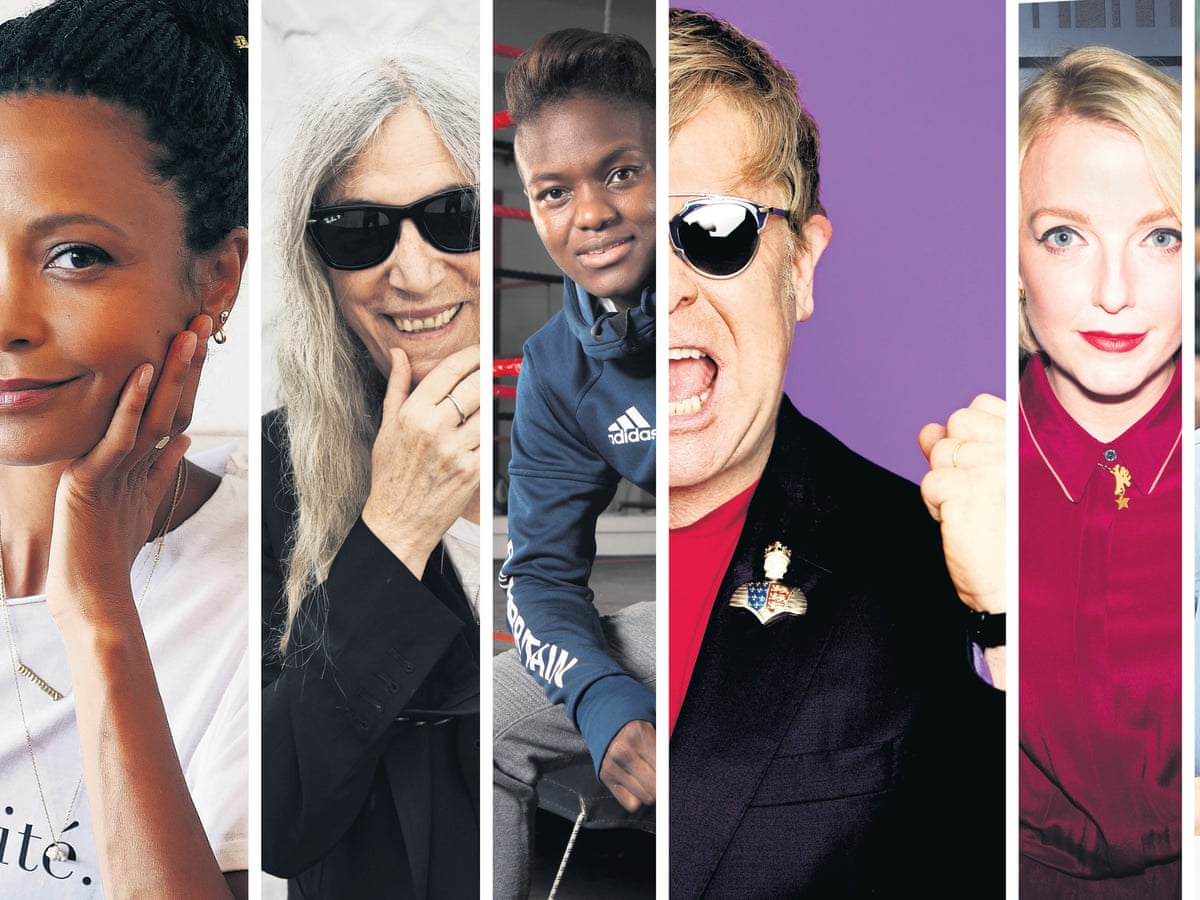 What George Clooney Lupita Nyong O Elton John And Eddie The