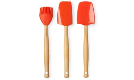 Le Creuset Silicone Utensil Tools, Set of 3, Volcanic