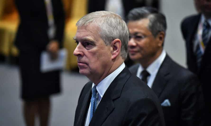Prince Andrew, painted in 2019.