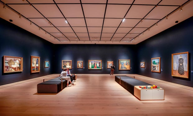 Edvard Munch's room in the new National Museum.