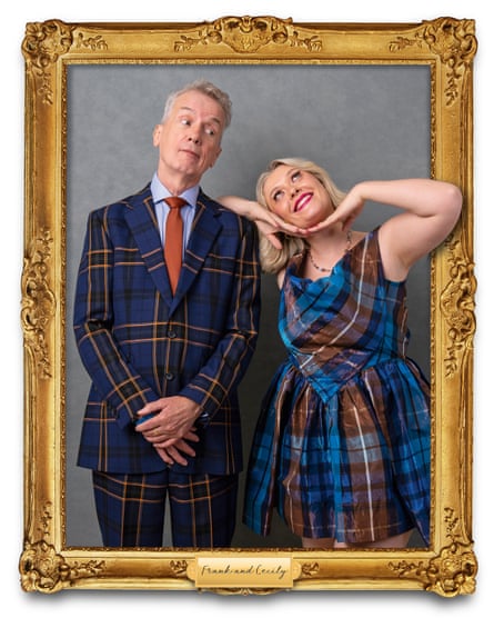 Frank Skinner and Cecily Hitchcock