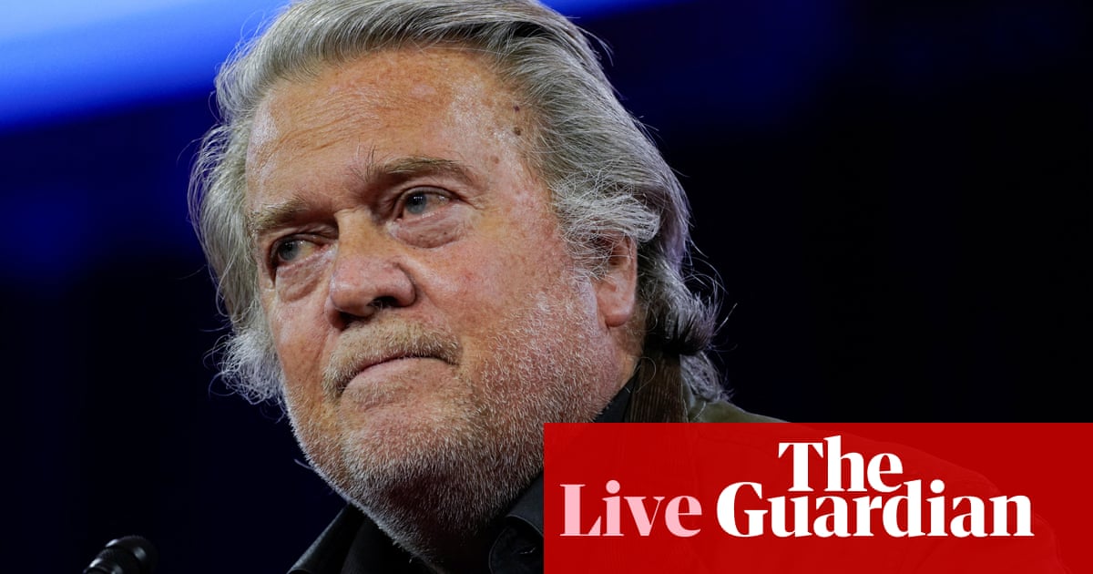 Court upholds Steve Bannon’s conviction for defying Jan 6 committee subpoena - live