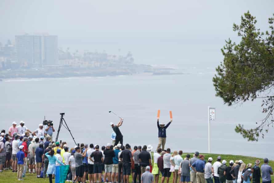 Martin Kaymer tees off on the fourth hole during the final round.