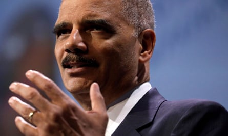 The former US attorney general Eric Holder said: ‘The reality is that too many in the Republican Pparty have grown comfortable manipulating our political system for partisan advantage.’