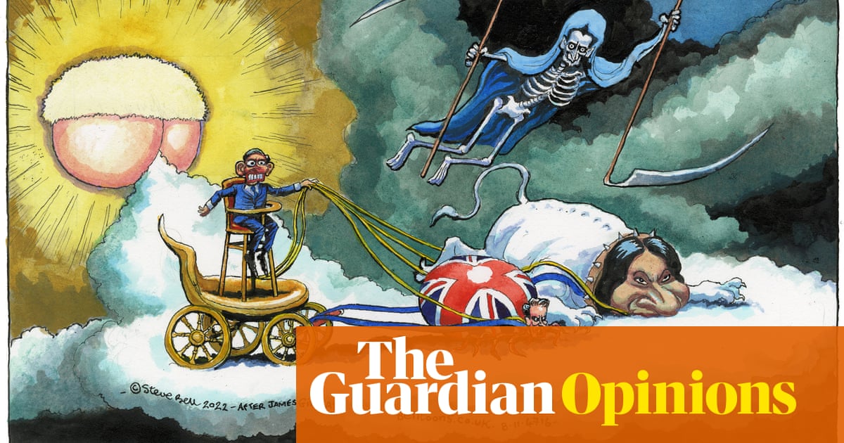 Steve Bell on the Conservatives and climate policy – cartoon | Opinion |  The Guardian