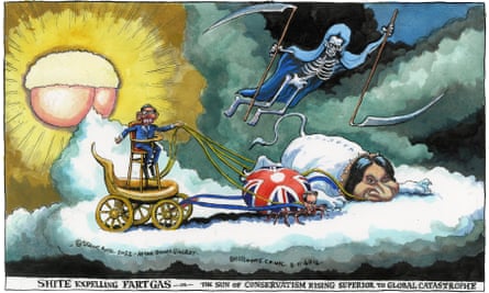 Steve Bell on the Conservatives and climate policy